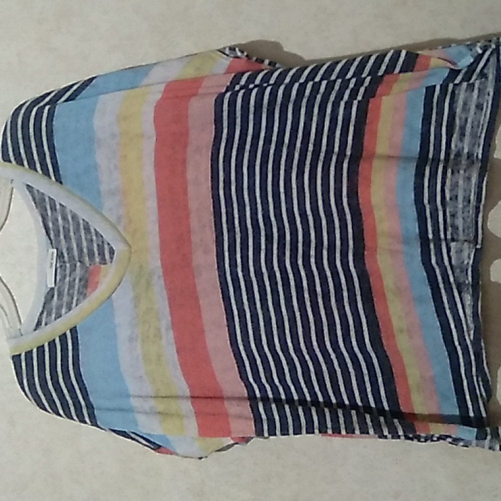 Dear Apple size medium oversized boho striped top